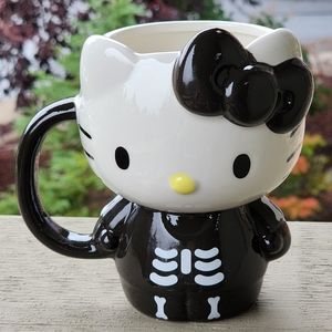 Hello Kitty Skeleton Figure Mug Hello Kitty Halloween Mug